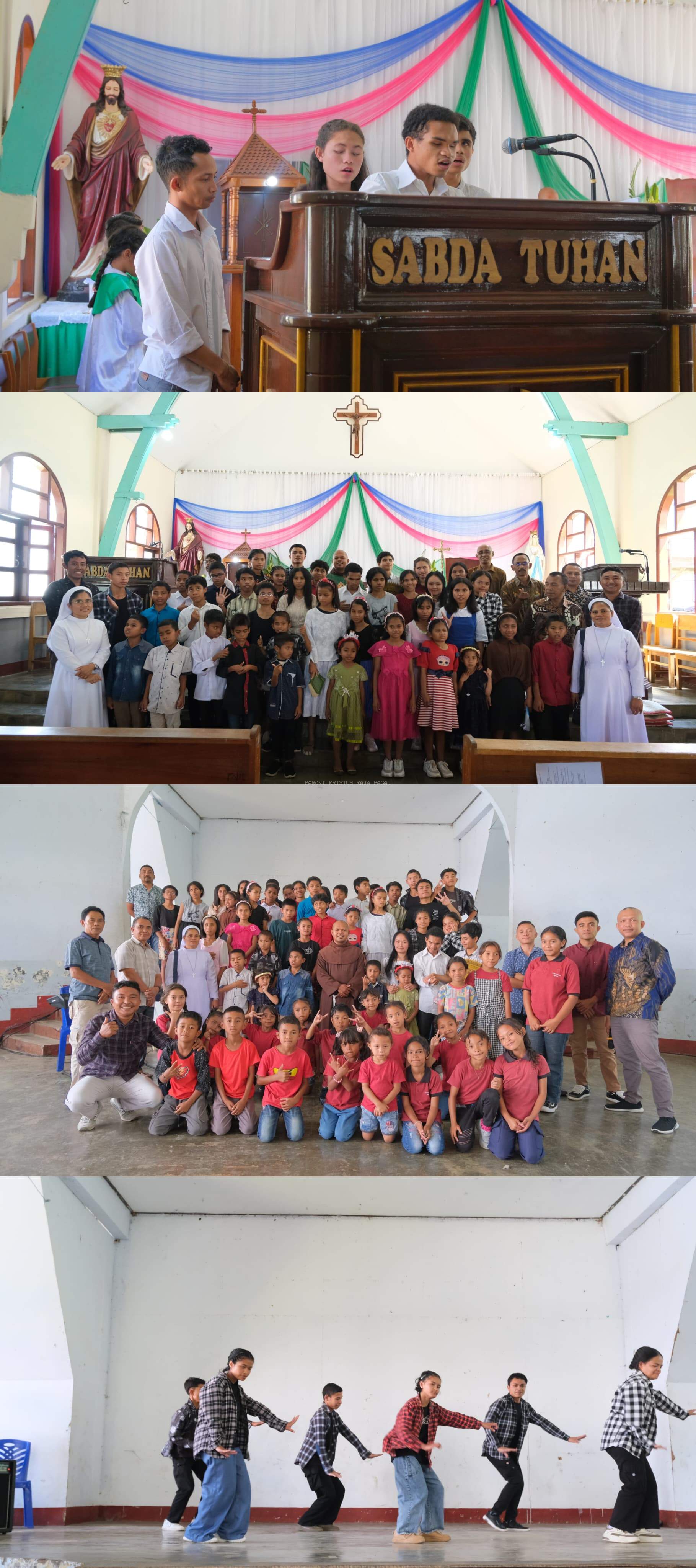 Yayasan Karya Murni Ruteng Gelar Kunjungan Ke Paroki Kristus Raja